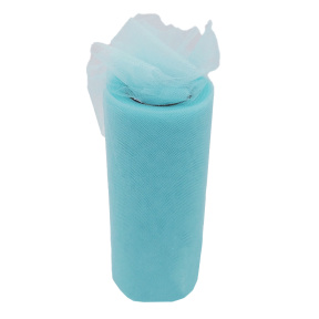Tulle pentru decor, albastru deschis 15cm x 20m