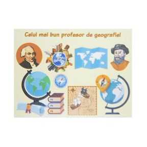 Магнит "Celui mai bun profesor de geografie"