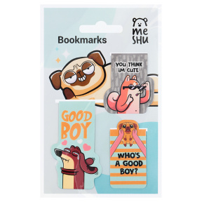 Закладки магнитные для книг, 3 штук, MESHU "Good boy"
