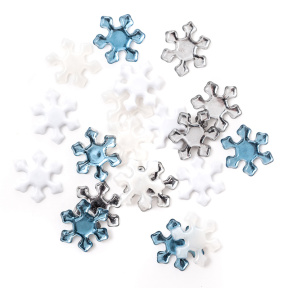 Cristale Autoadezive, Fulgi De Nea, 2,2 Cm, 20 buc
