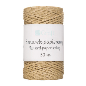 Funie de hârtie, Culoarea Kraft, 50 m