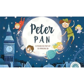 O poveste pop-up cu imagini 3D. Peter Pan