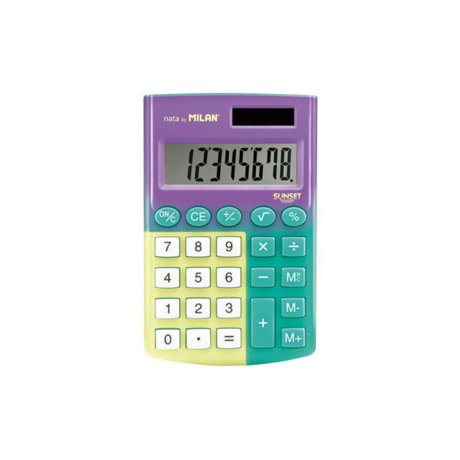 Calculator de buzunar MILAN SUNSET YELLOW