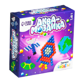 Аквамозаика «Космос», 4 фигурки