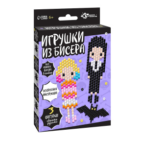 Набор для творчества «Игрушки из бисера. Девочка с косичками»