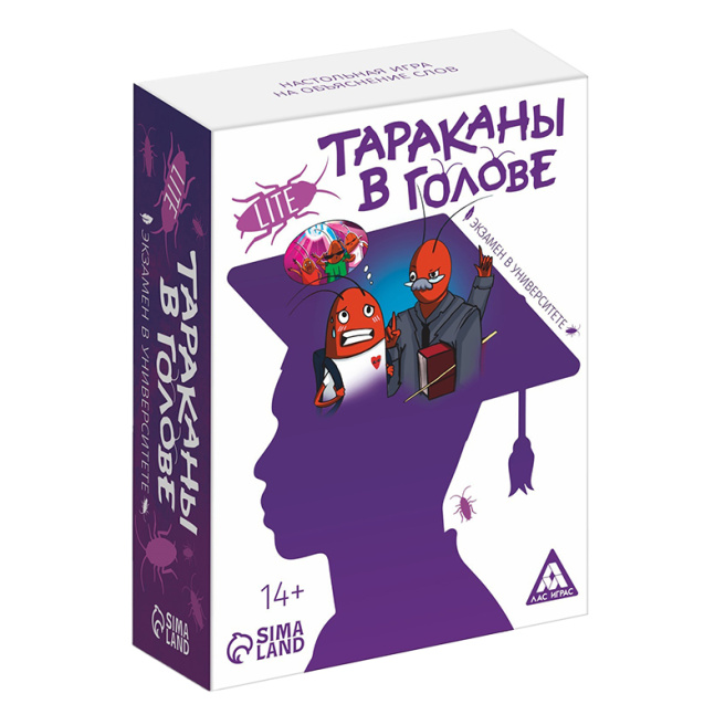 Настольная игра «Тараканы в голове. Экзамен в университете»