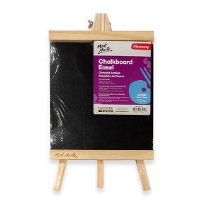 Mini Șevalet tablă pentru cretă și marker, neagră, L (35 cm)