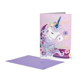 Открытка - HAVE A MAGICAL BIRTHDAY - UNICORN