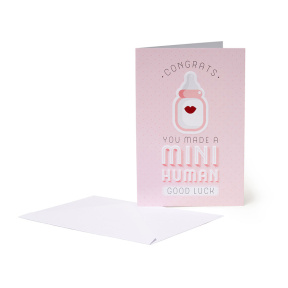 Открытка - MINI HUMAN - GIRL