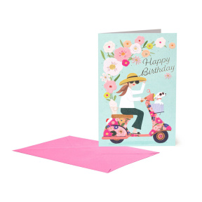 Открытка - BIKE GIRL