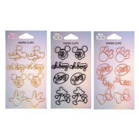 Agrafe figurate, Disney 100 - Mickey Mouse, pandantiv, mix, 8 buc