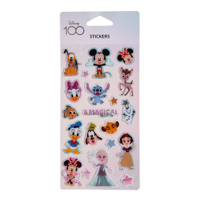 Наклейки pop-up, Disney 100 - Mickey, Donald, Frozen микс