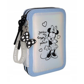 Пенал школьный Disney 100 Opal Collection, с 2-я отд, наполненный