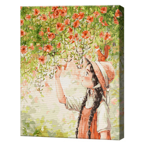 Маленький садовод, 40x50 см, картина по номерам