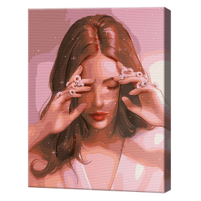 Скромность, 40x50 см, картина по номерам
