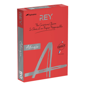 Hârtie colorată A4 (160gr/m2, 250 foi) intensiv roșie Adagio INTENSE 22