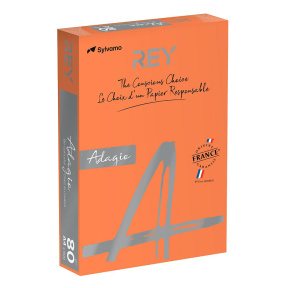 Hârtie colorată A4 ( 80gr/m2, 500 foi) intensiv orange Adagio INTENSE 21