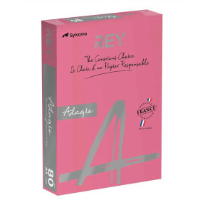 Hârtie colorată A4 ( 80gr/m2, 500 foi) intensiv roz Adagio INTENSE 23