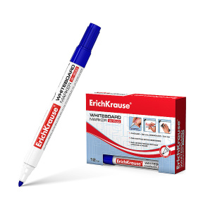 Marker ErichKrause pentru tablă W-500, albastru