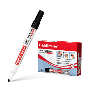 Marker ErichKrause pentru tablă W-500, negru