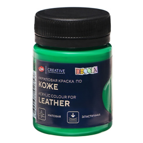 Acril pentru piele, verde Decola 50 ml