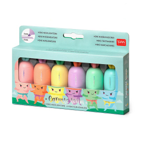Textmarker Legami "CARROT", set 6 culori