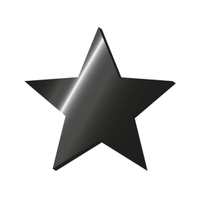 Металлический самоклеющийся стикер Legami "STAR"