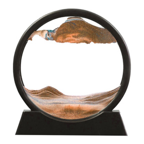3d-Рамка с движущимся песком, 26x27x4,5 см, цвет oранжевый