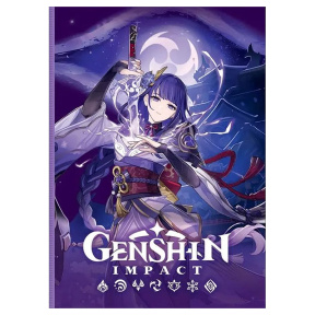 Genshin Impact на каждый день с наклейками (фиолетовый)