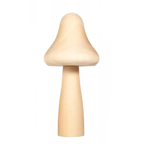 Ciupercă din lemn pentru creație, ciupercă înalta, 9.5 cm