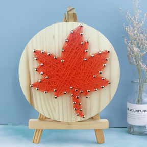 Set String Art 11x11 "Frunză portocalie"