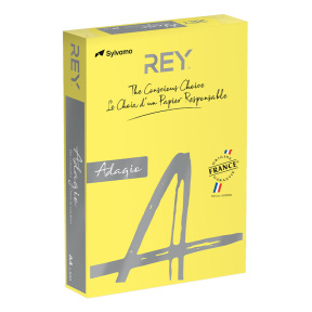 Hârtie colorată A4 (160gr/m2, 250 foi) intensiv galben lămâie Adagio YELLOW 66