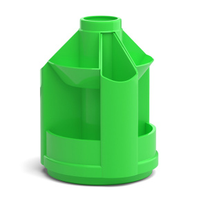 Suport pentru pixuri/creioane ErichKrause Mini Desk, Neon Solid, verde