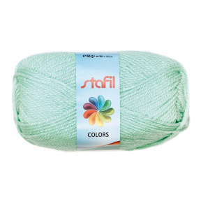 Fir de tricotat Stafil Colors, acrilic, 50g, 133 m, culoare verde pal