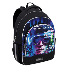 Школьный рюкзак EK с грудной перемычкой ErgoLine 15L Cyber Game
