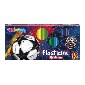 Набор пластилина Colorino Football, 12 цветов
