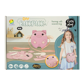 Набор для создания сумочки "Flying Pig", цвет розовый