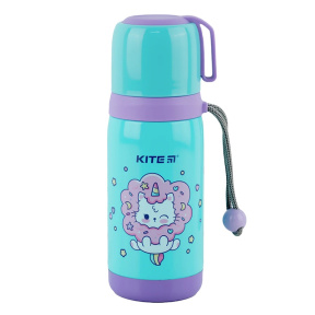 Бутылка-термос для воды KITE Rainbow Catcorn, 350 мл
