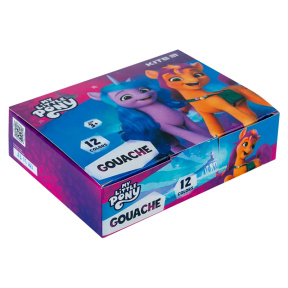 Guașă KITE 12 culori, 20 ml, My Little Pony
