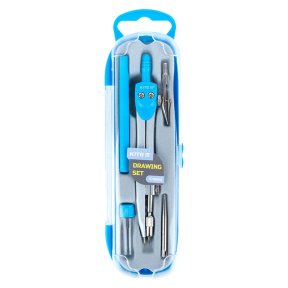 Instrumente de desen KITE, 5 obiecte, albastru deschis