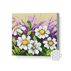 Romănițe, 20x20 cm, mozaic cu diamante