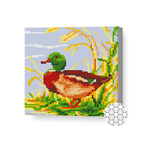 Gâscan, 20x20 cm, mozaic cu diamante