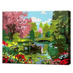 Летний день 20x30 см, картина по номерам