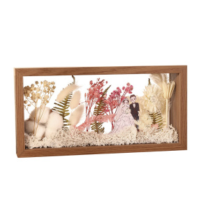 Anul Nou, Ramă MDF pentru compoziții, 26х13х6 cm, adâncime interioară 4 cm