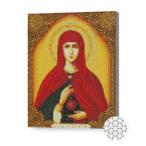 Icoană Sf. Anastasia, 30x40 cm, mozaic cu diamante