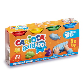 Набор тесто для лепки Carioca Baby Do, 8 штук, 75 г.