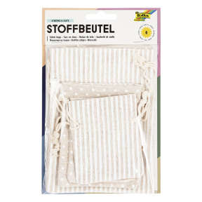 Мешочки Stripes and dots, 6 штук микс