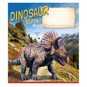 Caiet 12 foi, linie, Shkolyarik Jurassic world