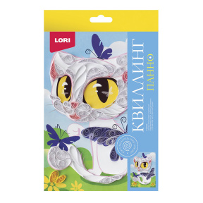 Квиллинг Lori. Панно "Кошечка"