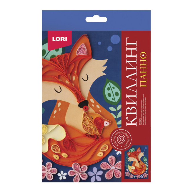 Quilling Lori. Panou "Vulpiță"